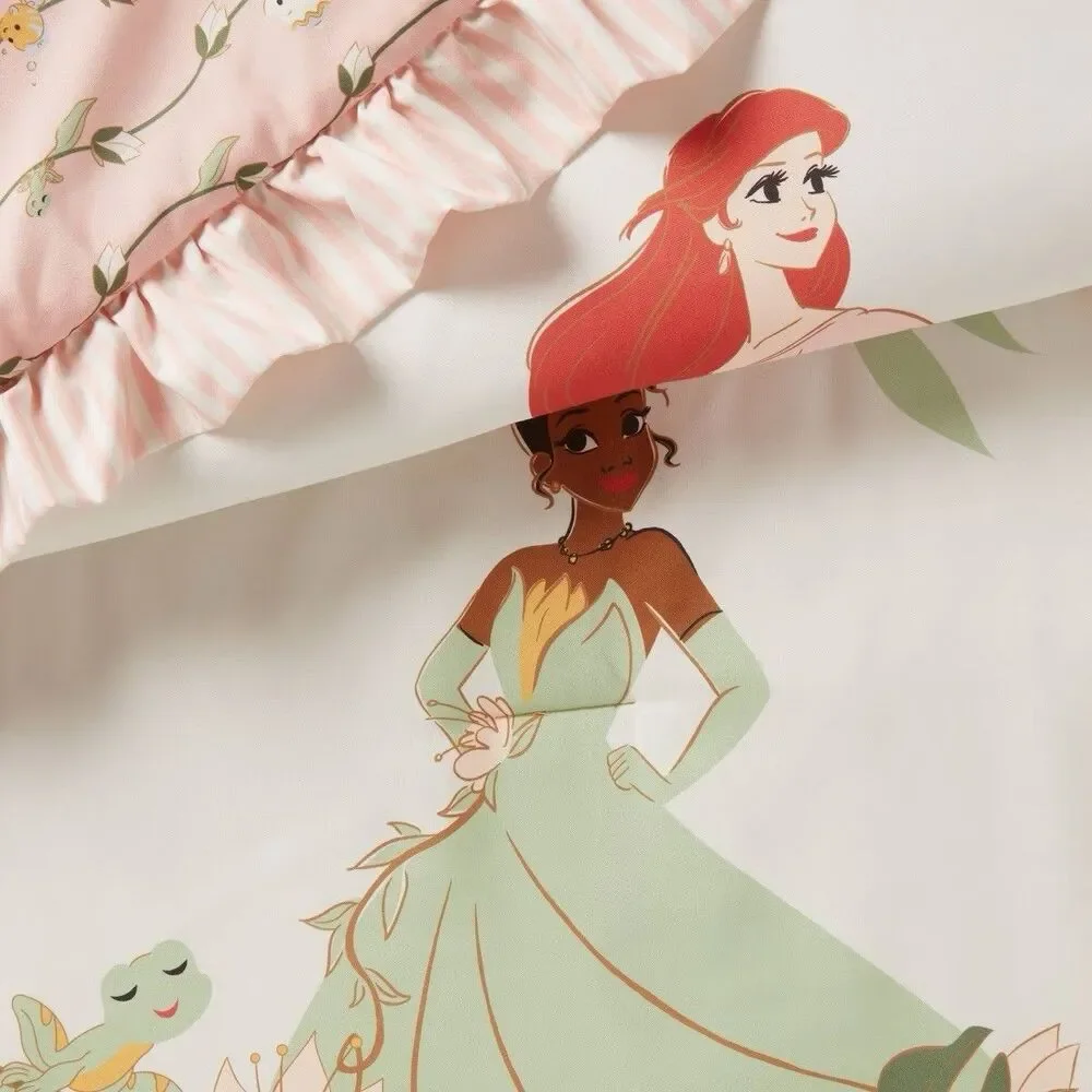 Disney Pillowfort Princess Vine Twin Kids Comforter Floral Bedding